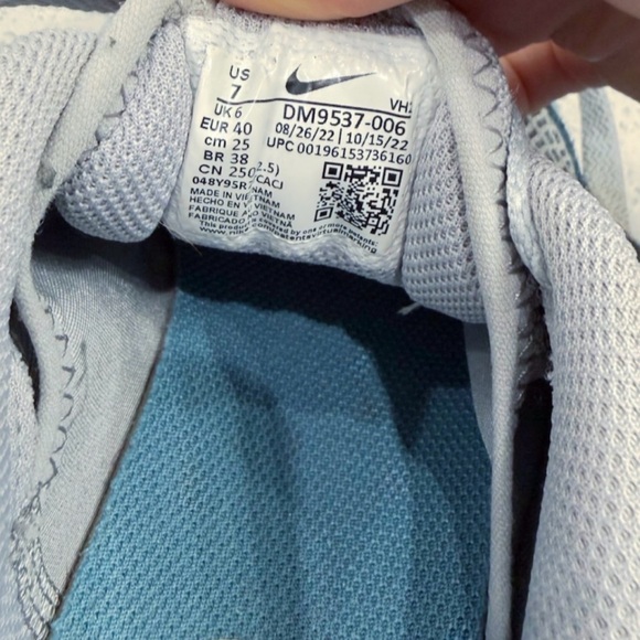 Nike Air Max SYSTM Wolf Grey Aqua Blue Men’s Size 7 / EU 40 - Picture 7 of 8